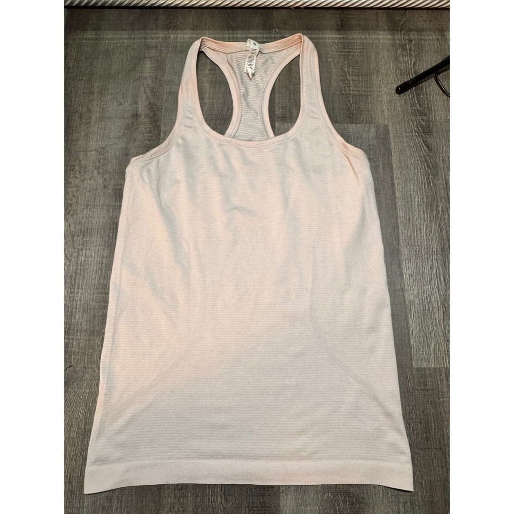 Lululemon Swiftly Tech Racerback Tank Top 2.0 Peach Pink Size 6 Activewear